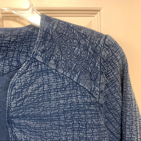 Coldwater Creek Blue Jacket. Women’s 14 - Picture 3 of 8